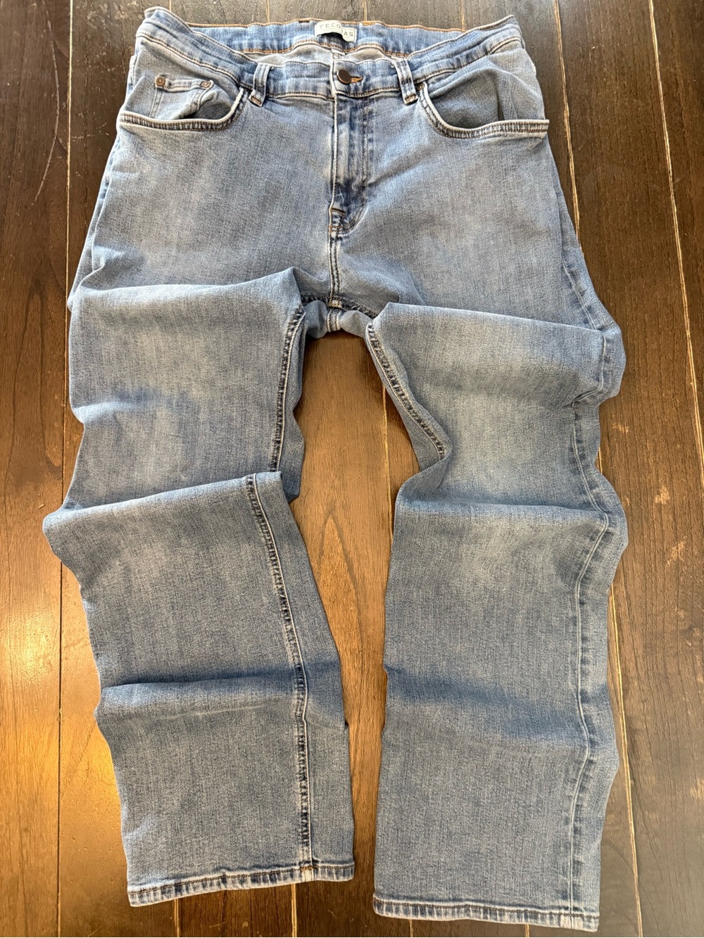 Tecovas Standard Jean Mens 36x32 Medium Blue Stretch Denim Western Cowboy Jeans